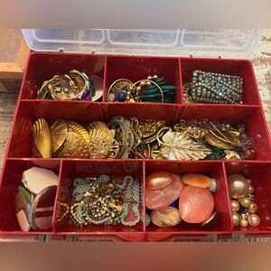Vintage Jewelry pieces for crafting or jewelry making.